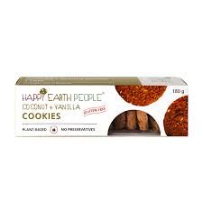 Happy Earth  Coconut & Vanilla Cookies 180Gms