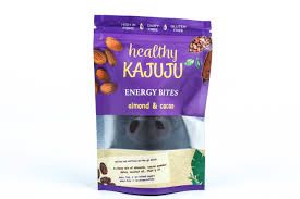 HEALTHY KAJUJU ALMOND AND CACAO BITES 90G