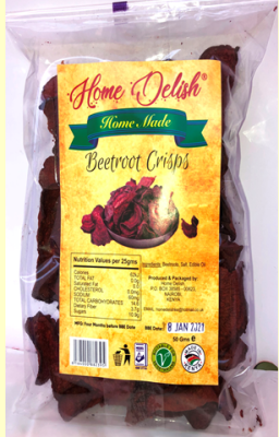 HOME DELISH  BEETROOT CRIPS 50GM