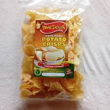 HOME DELISH NEW POTATO CRIPS SALTED 200GM