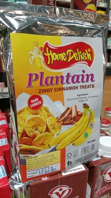 HOME DELISH  PLANTAIN  ZINGY CINNAMON 50GM