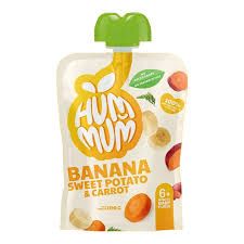 HUM MUM BANANA,SWEET POTATO & APPLE 100G