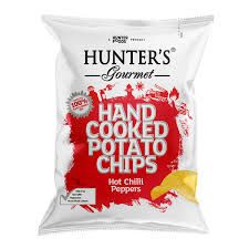 HUNTER GOURMET CHIPs HOT CHILLI PEPPER 125GM