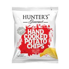 HUNTER GOURMET CHIPS  HOT CHILLI PEPPER 40GM