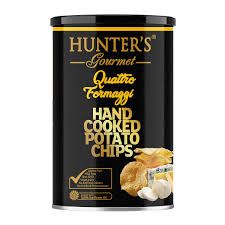 HUNTER GOURMET CHIPS  QUATTRO FORMEST 125GM