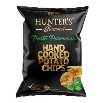 HUNTERS PESTO PARMESAN POTATO CHIPS 125G