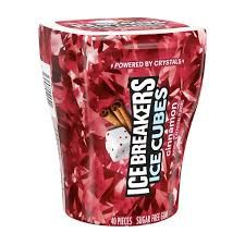 Ice Breackers Ice Cubes Cinnamon 3.24oz(40pcs)