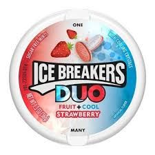 ICE BREAKERS DUO FRUIT/COOL STRAWBERRY 36G S/F