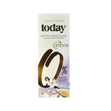 STEVIA White Chocolate Vanilla No Added Sugar 65GM