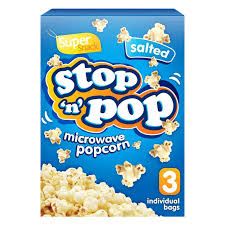  Stop n Pop Microwave Popcorn Salted  255G