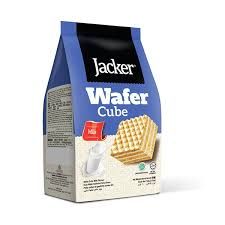 Jacker Wafer Cubes Milk 80gm