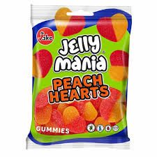 JAKE PEACH HEARTS 100GM