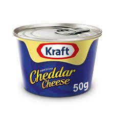 KRAFT CHEDDDAR CANS  50GM