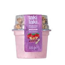 Laki Laki 105g Probiotic yoghurt Strawberry with Granola