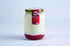 Laki Laki 700ml Greek Yoghurt Raspberry in Glass
