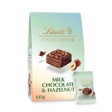 Lindt Choco Wafer Milk Chocolate Hazelnut 135G