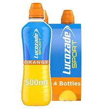 LUCOZADE SPORT 4 PACK ORANGE EACH 500ML