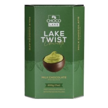 Choco Lake Milk Pistachio Ball 200g