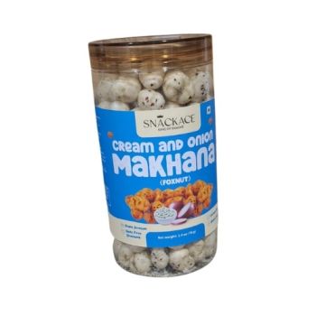 Snackace Cream And Onion Makhana 70gm