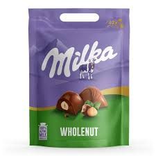 MILKA WHOLENUT POUCH 405GM
