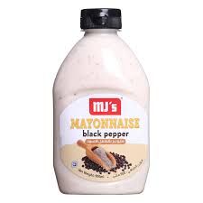MJ Mayonnaise Black Pepper 370gm