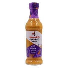 NANDOS PERIPERI SAUCE GARLIC MEDIUM 250ML