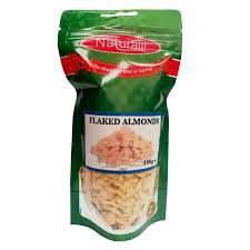 NATURALLI FLAKED ALMONDS 100G