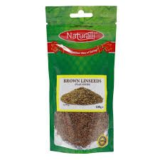 NATURALLI LINSEEDS BROWN 100GM