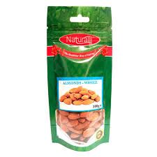 Naturalli Whole Almonds 100Gm