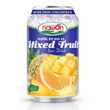 NAWON FRESH MIXED FRUIT JUICE DRINK CAN 330ML