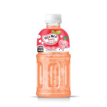 NICO NOCO NATA DE COCO PEACH JUICE 320ML.