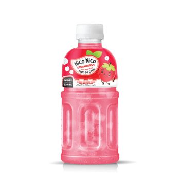 NICO NOCO NATA DE COCO STRAWBERRY JUICE 320ML.
