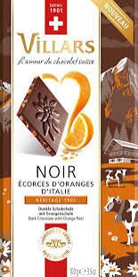 VILLARS CHOCOLATE DARK ORANGE - 100G