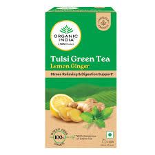 ORGANIC INDIA TULSI & LEMON GINGER TEA 25S
