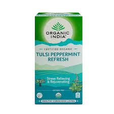 ORGANIC INDIA TULSI PEPPERMINT TEA 25S