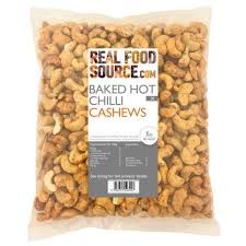 Oven Baked Cashew Nuts Chilli & Lemon Flavour 100g