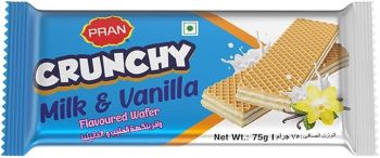 PRAN CRUNCHY MILK &VANILLA WAFER 75GM