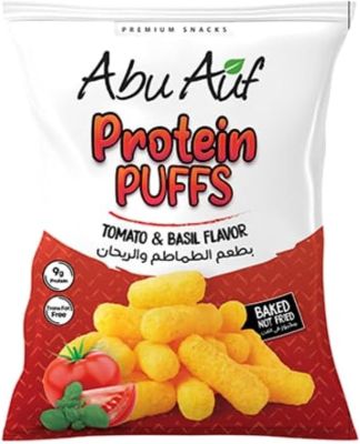 PROTEIN PUFF SNACKS - TOMATO BASIL 60g