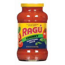 RAGU CHUNKY TRADITIONAL PASTA SAUCE 680GM
