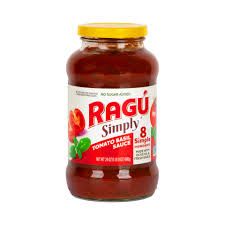 RAGU SIMPLY TOMATO BASIL 680GM