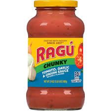 RAGU TOMATO GARLIC ONION 680GM