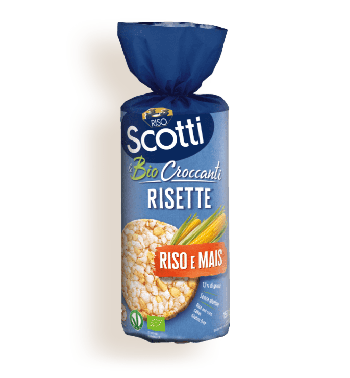 Riso Scotti Organic Rice Cakes - Rice & Corn 150g