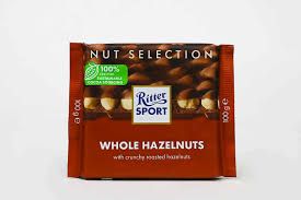 RITTER SPORT ROASTED HAZELNUT 100G
