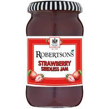 ROBERTSONS STRAWBERRY SEEDLESS JAM 454G
