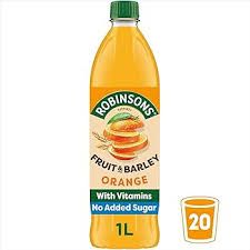 ROBINSONS FRUIT & BARLEY ORANGE 1L