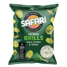 SAFARI GRILL SOUR CREAM ONION 60GM