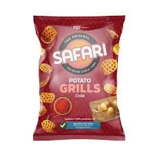 SAFARI POTATO GRILLS CHILLI 125GM