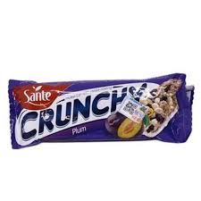 Sante Crunchy Bar Plum/Vanilla Coat. 40g