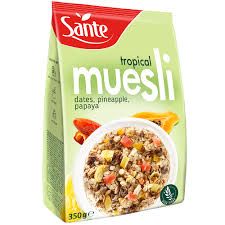 Sante Tropical Muesli Flakes 350G