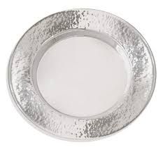 SILVER PLATE DECO ROUND
